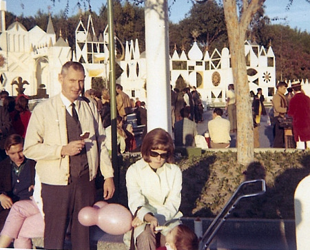 Robert at Disneyland in the 1960s