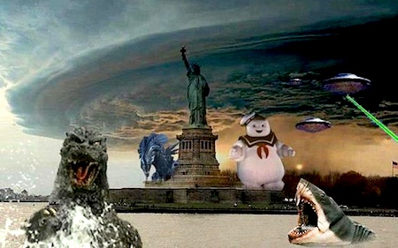 Sandy attacks!