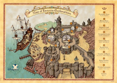 Map of Fortress Explorations