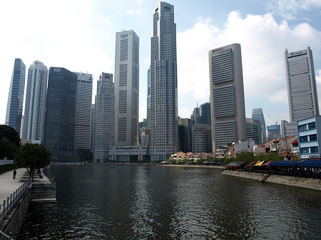Singapore, from the river