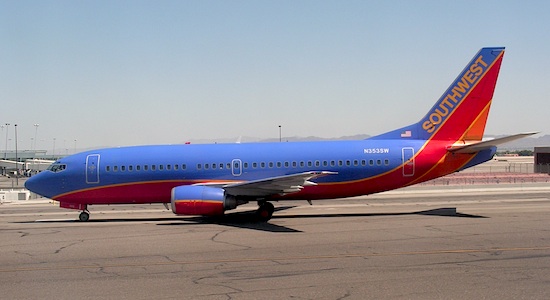 Southwest Airlines. Photo from Wikimedia Commons.