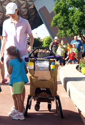 Stroller at Epcot