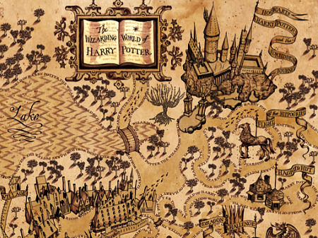 Wizarding World of Harry Potter Map