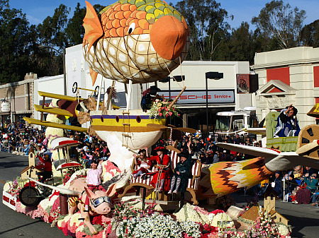 Trader Joe's Rose Parade float