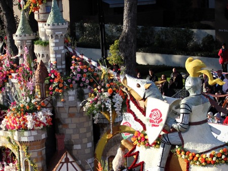 Bayer Advanced's 2011 Rose Parade castle