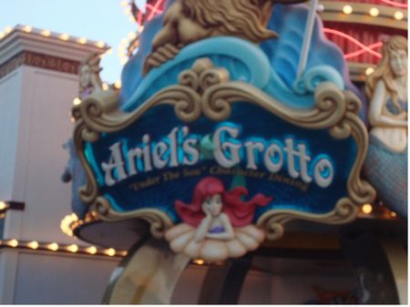 Ariel's Grotto photo, from ThemeParkInsider.com
