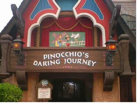 Pinocchio's Daring Journey photo, from ThemeParkInsider.com