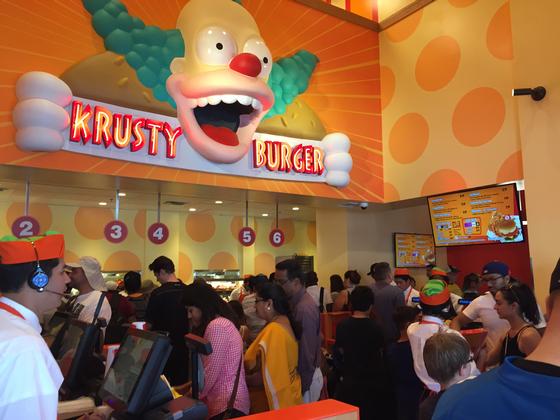 Inside Krusty Burger