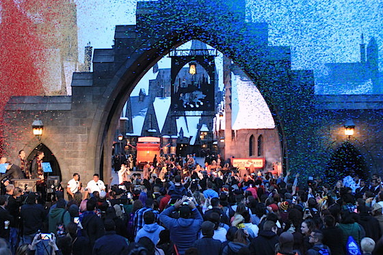 The official opening of The Wizarding World of Harry Potter on April 7, 2016