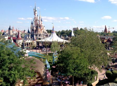Aerial view of the Disneyland Paris Resort