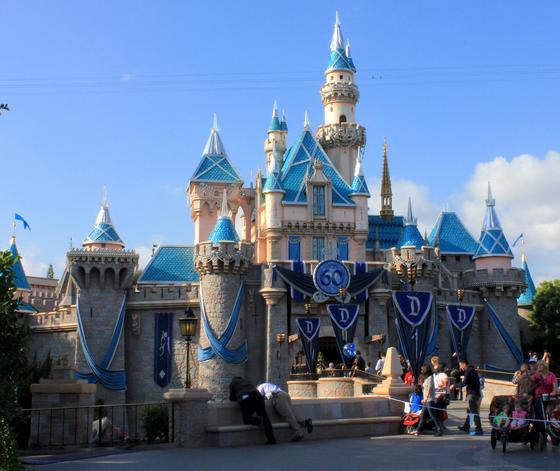 Disneyland Diamond Celebration Castle decorations