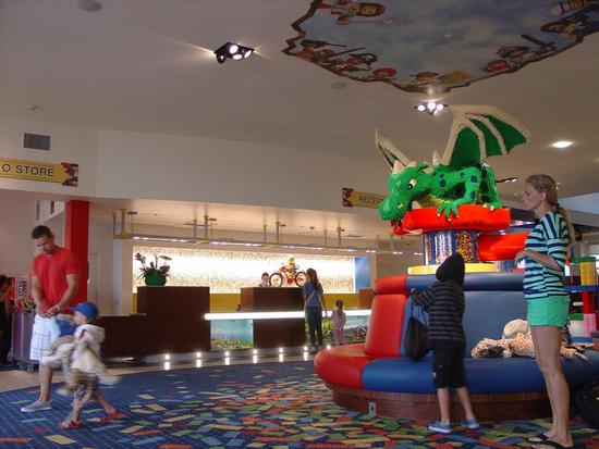 Legoland Hotel lobby