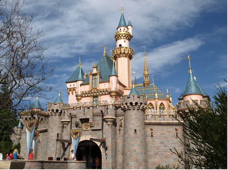 Sleeping Beauty's Castle at Disneyland in Anaheim, California