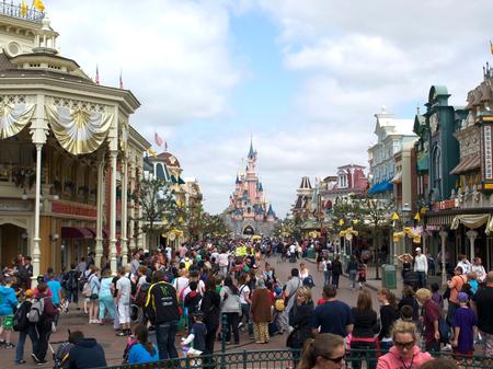 Main Street USA in Disneyland Paris