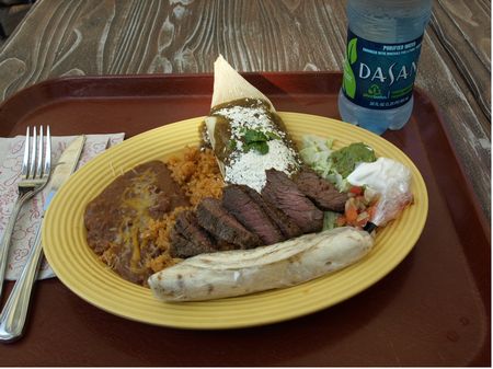 Tamale and carne asda platter t Disneyland