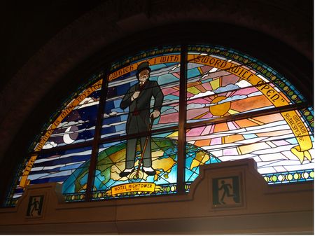 Hightower stained glass