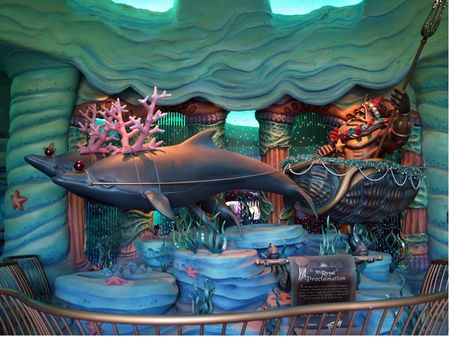 Triton's royal proclamation in Mermaid Lagoon, with a Christmas twist.