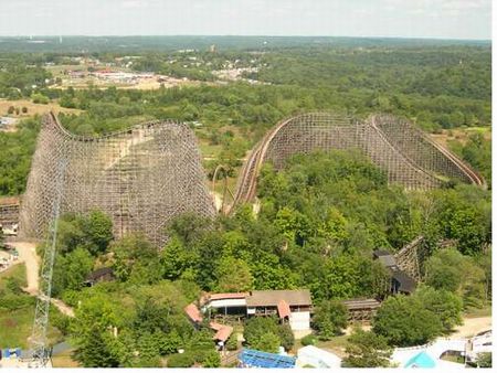 Son of Beast roller coaster at Kings Island