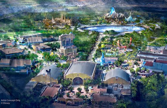 Walt Disney Studios Park expansion concept art