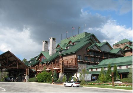Wilderness Lodge entrance