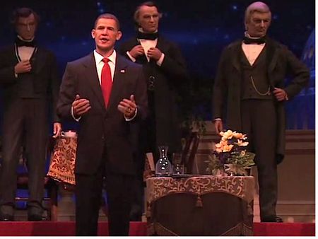 Obama in the Hall of Presidents