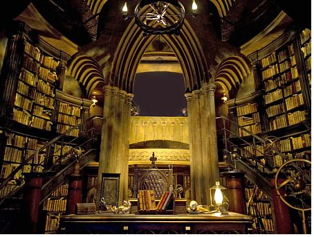 Dumbledore's office, at Universal Orlando