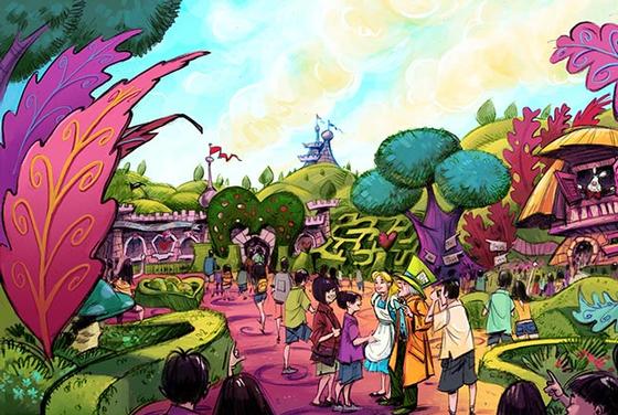 Alice in Wonderland at Tokyo Disneyland