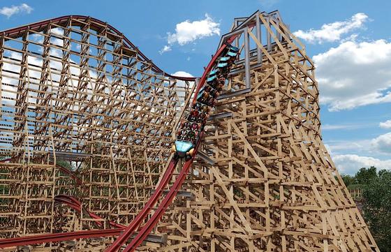 Twisted Timbers photo, from ThemeParkInsider.com