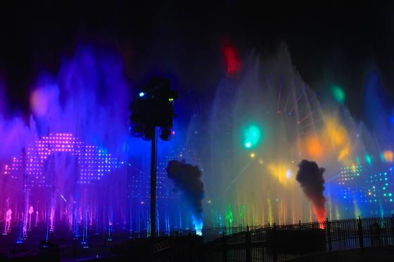 World of Color fountains