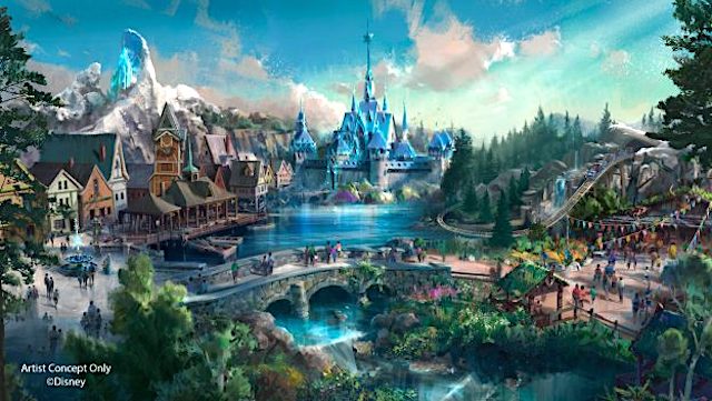 Hong Kong Disneyland's Frozen-themed land, 2018 version