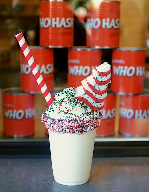 Very Merry Milkshake and cans of Who Hash
