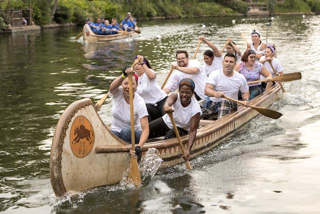 Disneyland canoe races