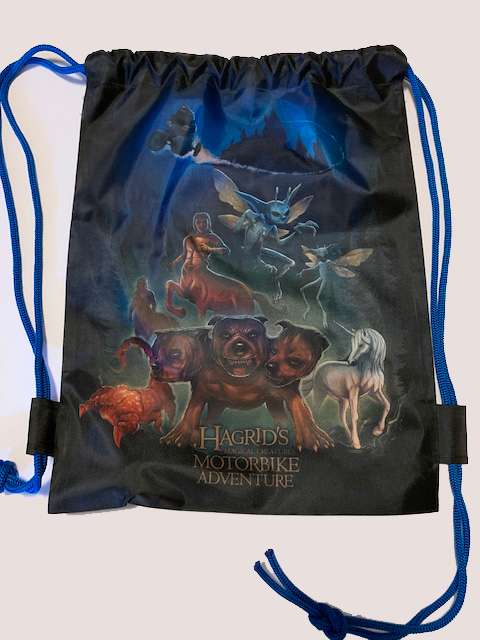 Hagrid's Magical Creatures Motorbike Adventure drawstring pack