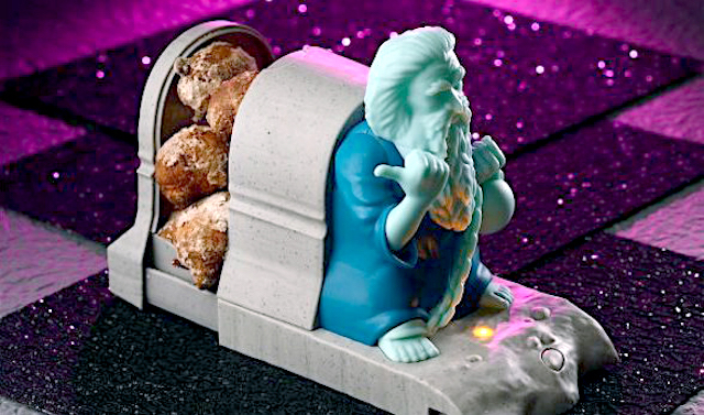 Cinnamon Donuts in a Hitchhiking Ghost novelty container