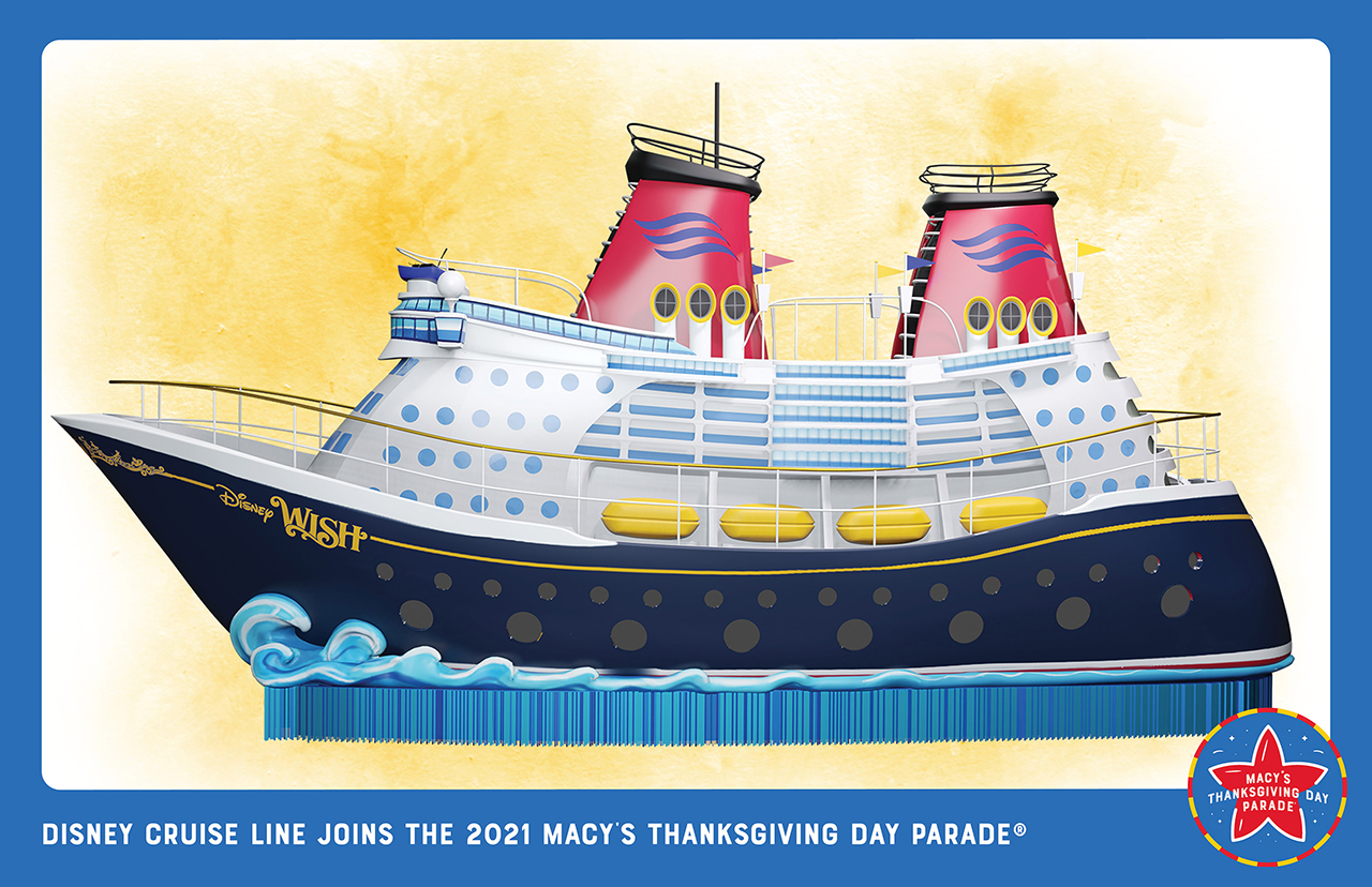 Magic Meets the Sea Disney Cruise Line float