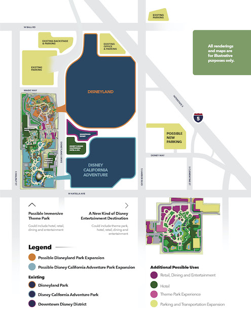 Disneyland Expansion Map