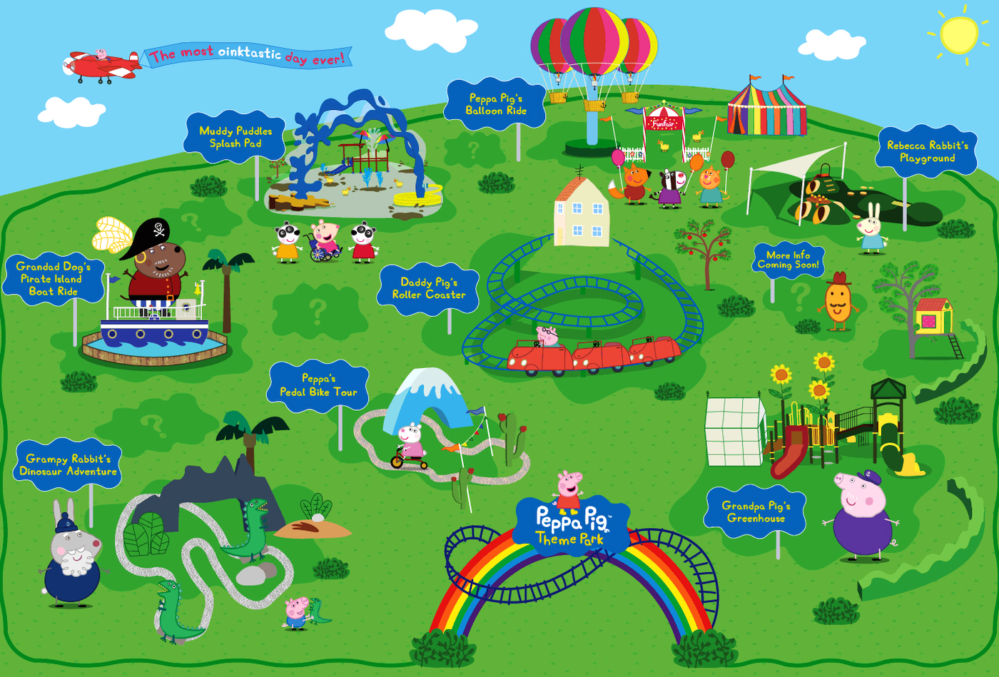 Concept map of Peppa Pig Park Florida