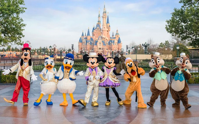 New looks for Mickey and friends in Shanghai