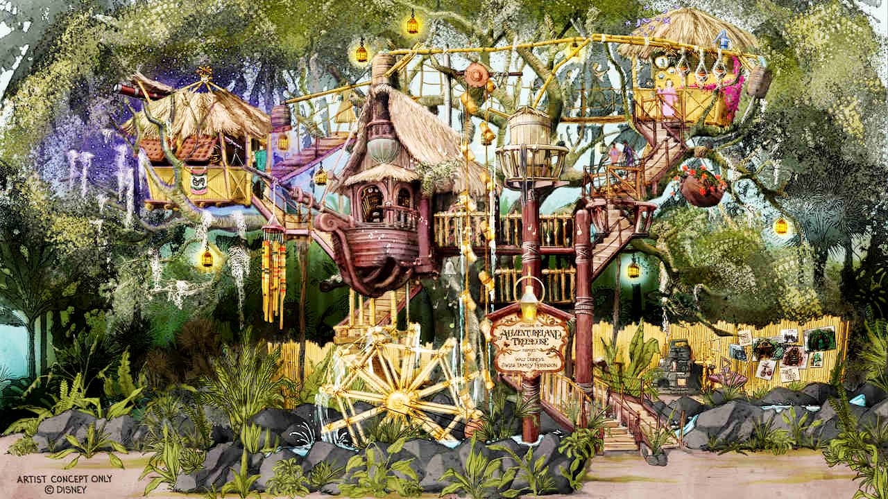 Adventureland Treehouse inspired by Walt Disney’s Swiss Family Robinson