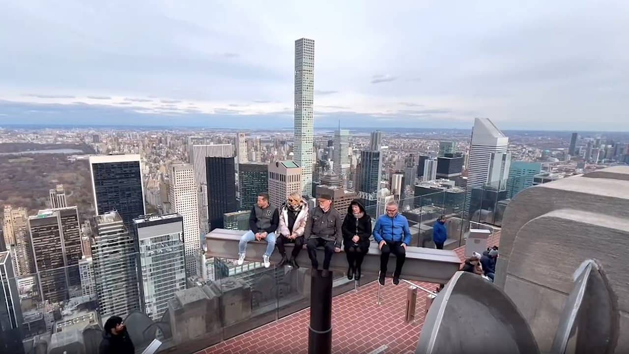 The Beam at Top of the Rock