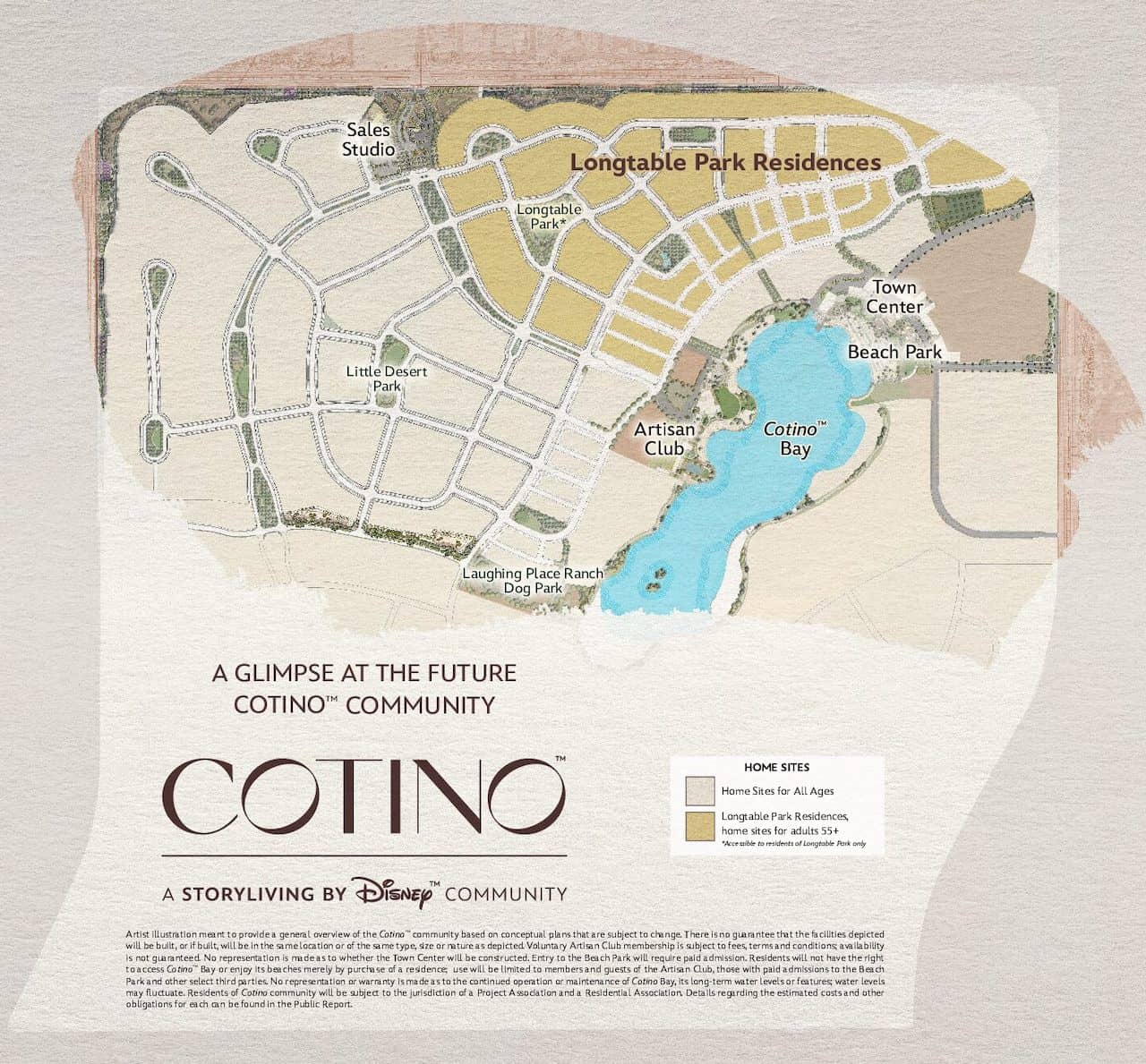 Cotino site map
