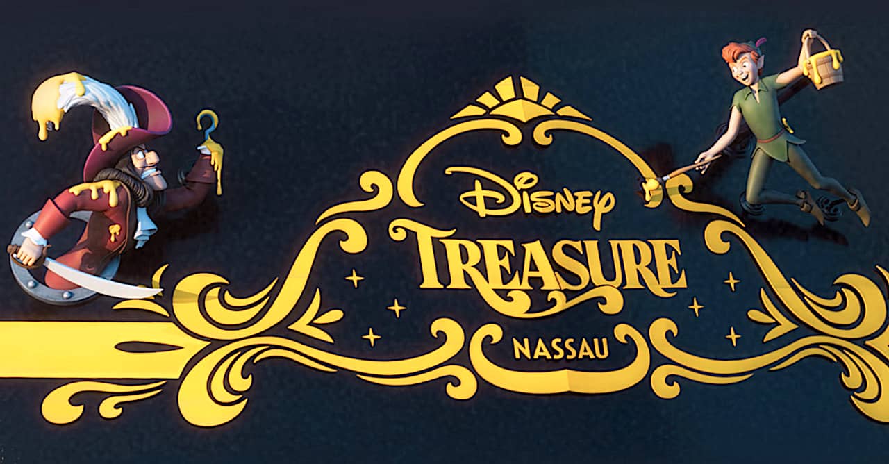 Stern character sculptures on Disney Treasure