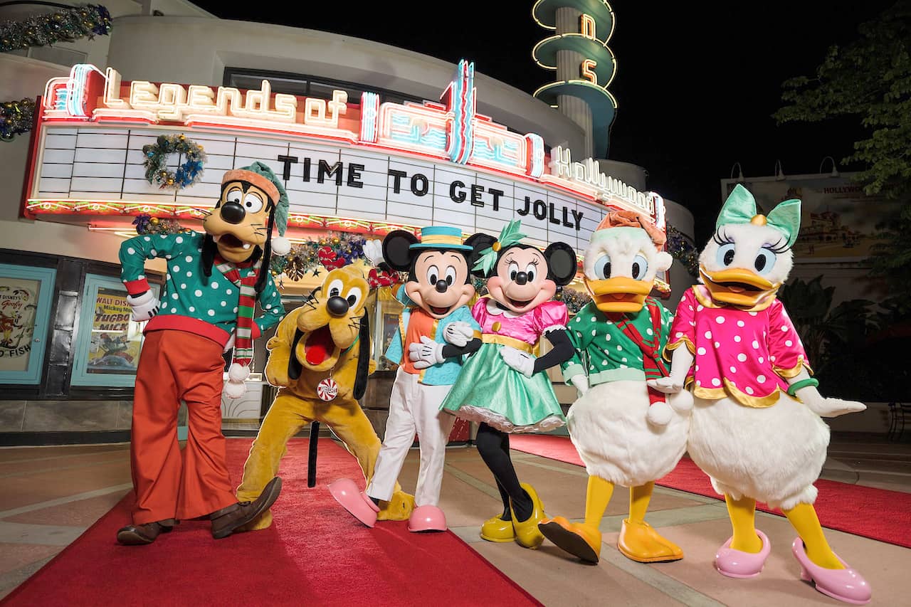 Mickey and friends at Disney Jollywood Nights