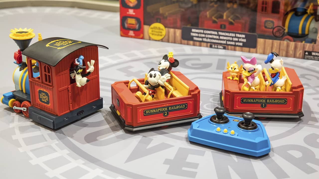 Mickey & Minnie's Runaway Railway Remote Control Trackless Train