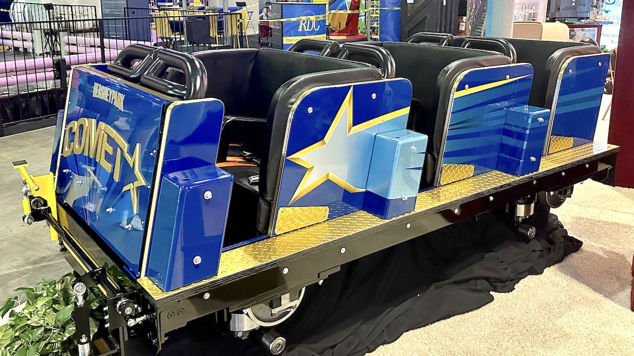 Coaster train reveals highlight 2023 IAAPA Expo