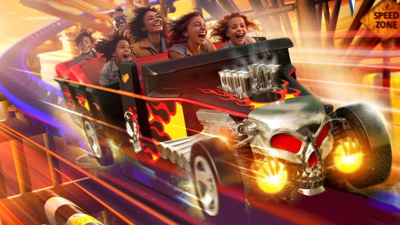 Hot Wheels Bone Shaker roller coaster