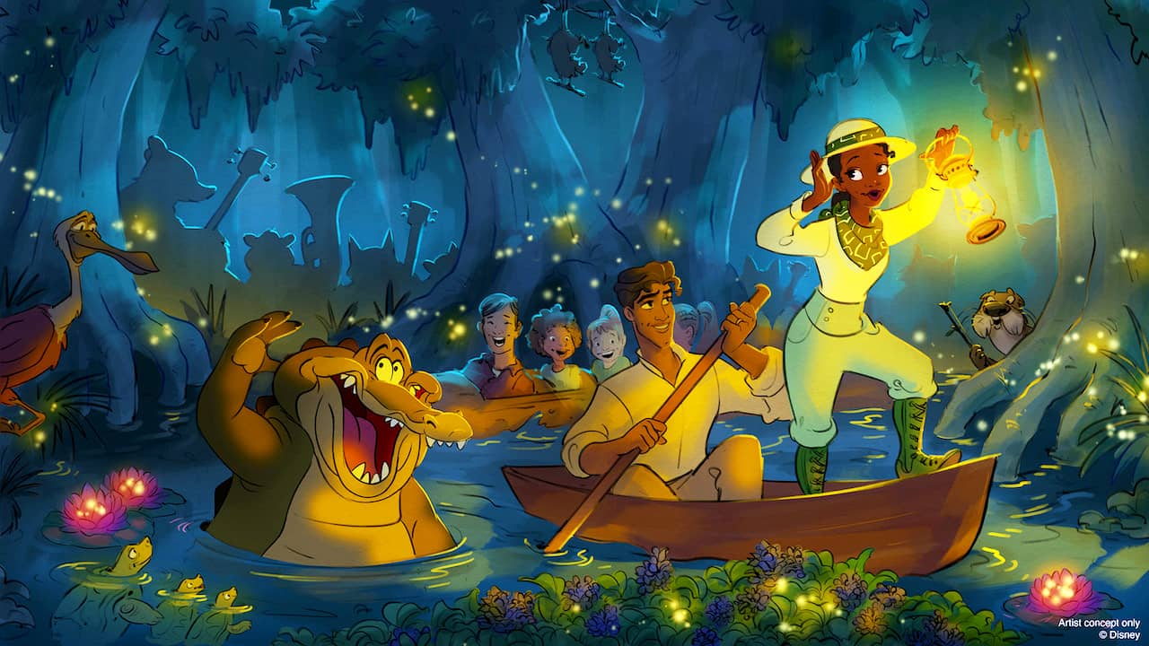 Another look at Tiana’s Bayou Adventure
