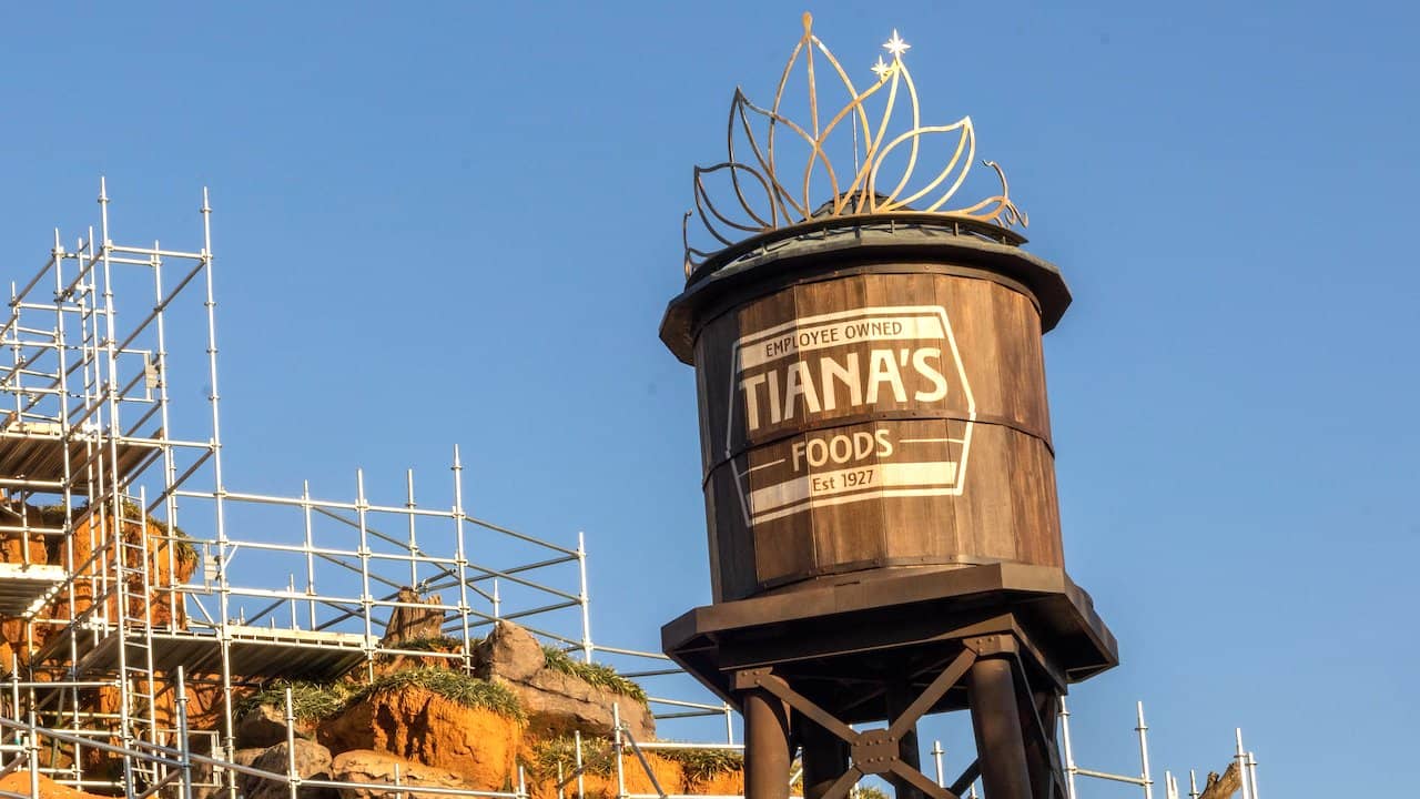 Tiana's Foods water tower