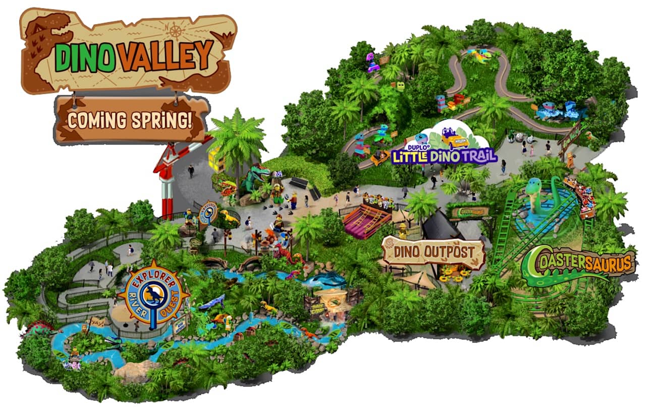 Dino Valley map