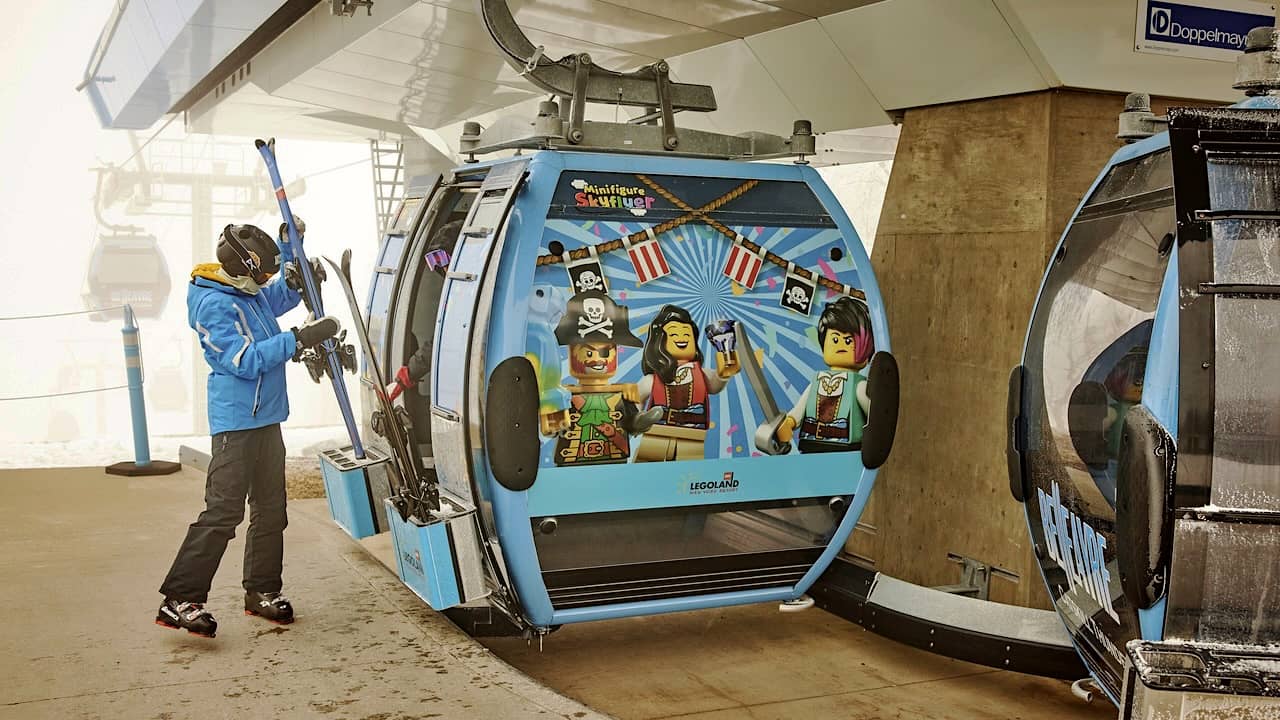 Skyflyer design gondola at Belleayre Ski Mountain